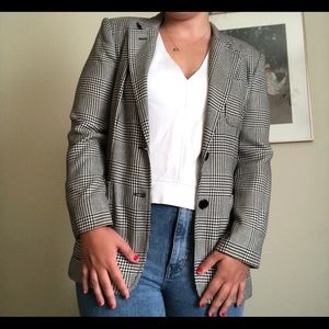 Ralph Lauren houndstooth blazer